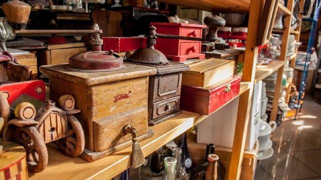 antique market stall